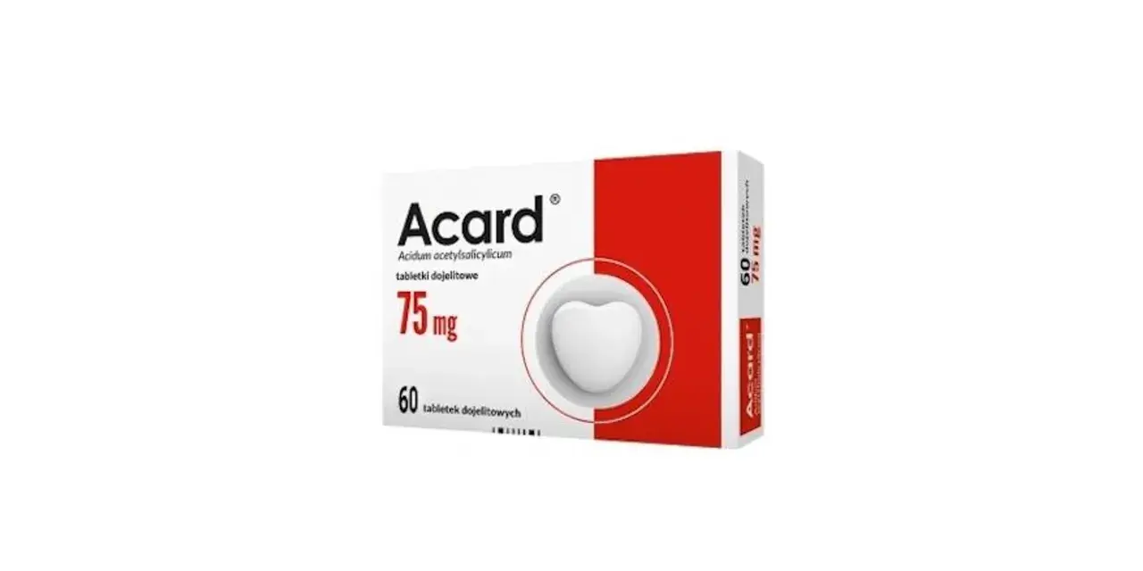 Opakowanie Acardu 75 mg, 60 tabletek. Czy Acard można brać profilaktycznie? Warto skonsultować się z lekarzem.