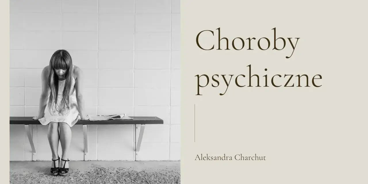 Smutna dziewczyna siedzi na ławce, symbolizując najczęstsze choroby psychiczne.