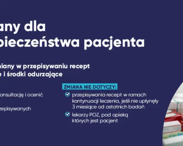 Od 2 sierpnia zmiany w przepisywaniu recept na leki psychotropowe. Lekarz musi przeprowadzić badanie, by móc wypisać receptę.