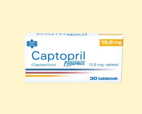 Opakowanie Captoprilu 12,5 mg. Kiedy brać captopril pod język? Zapytaj lekarza.