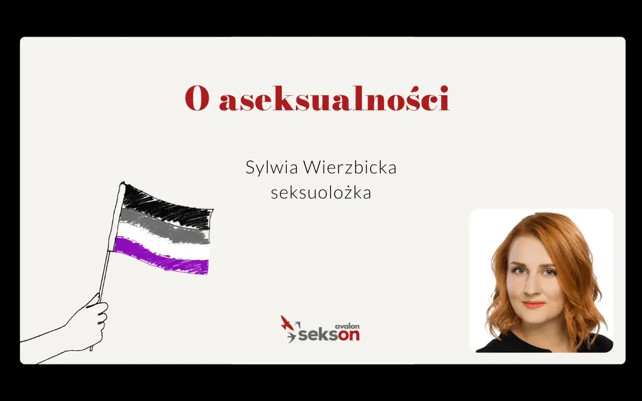 O aseksualności: Sylwia Wierzbicka, seksuolożka, prezentuje flagę aseksualności.